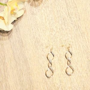 Infinity Design Silver Earrings